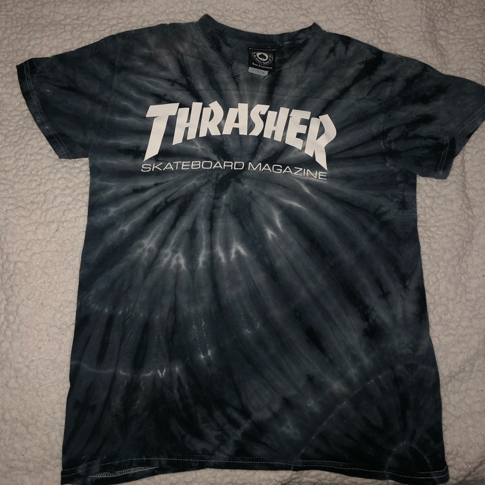 Thrasher tie dye shirt